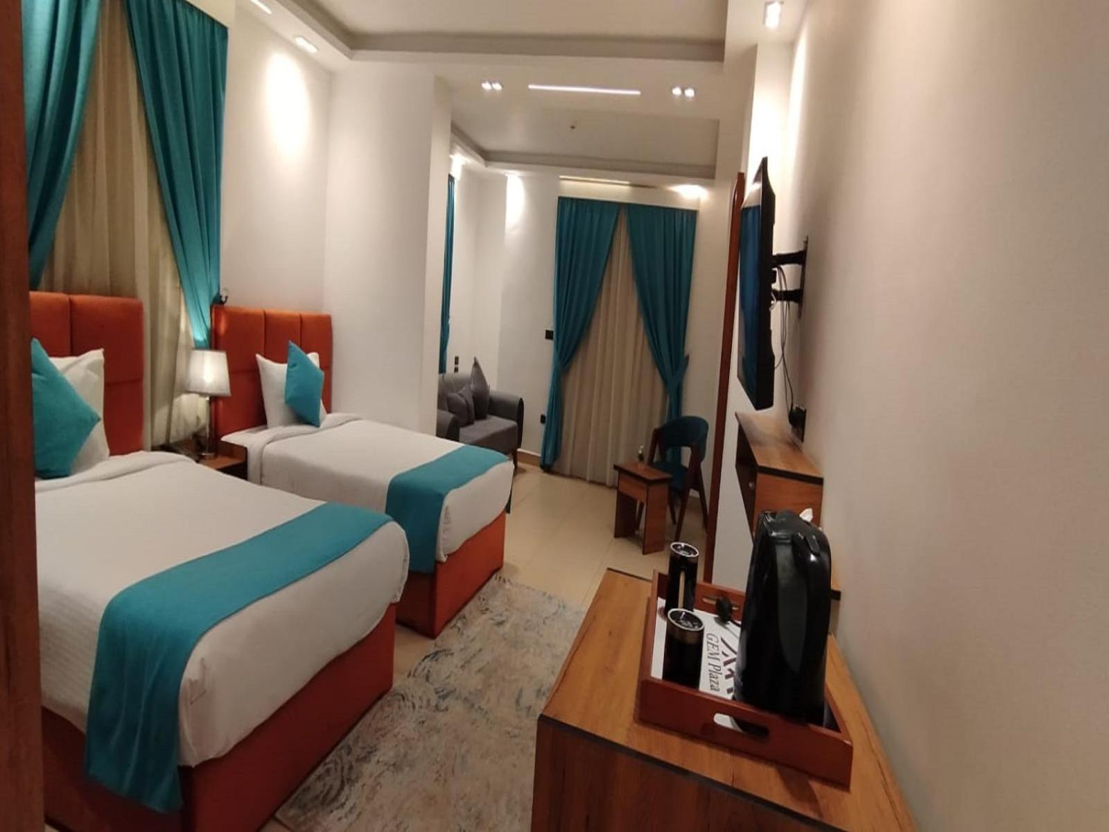 Pyramids Gem Plaza Hotel Kafret el-Gabal Buitenkant foto