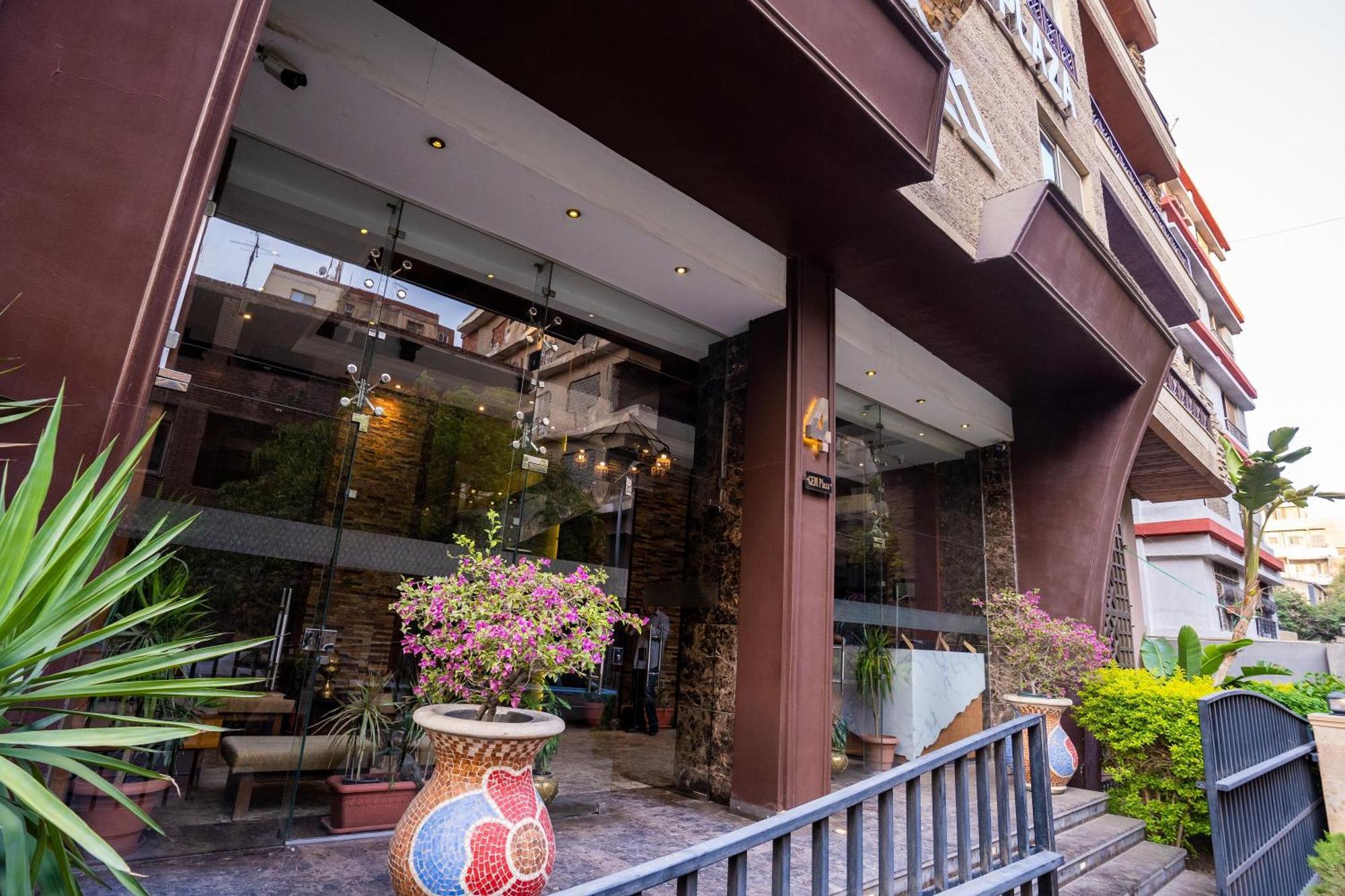 Pyramids Gem Plaza Hotel Kafret el-Gabal Buitenkant foto